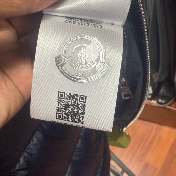 Moncler Black and Navy Jacket - Picture 2 of 16